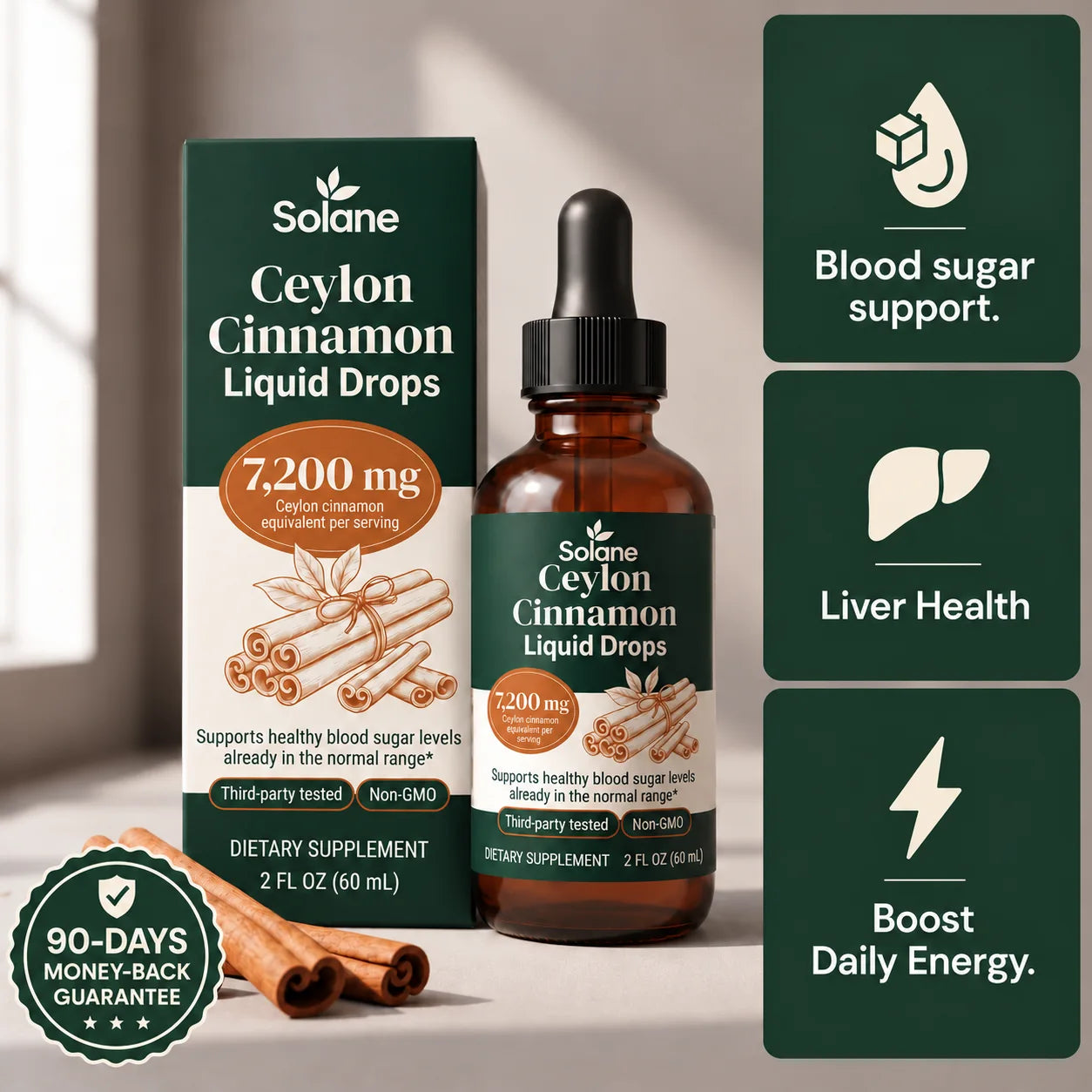 Ceylon Cinnamon Drops 7,200mg