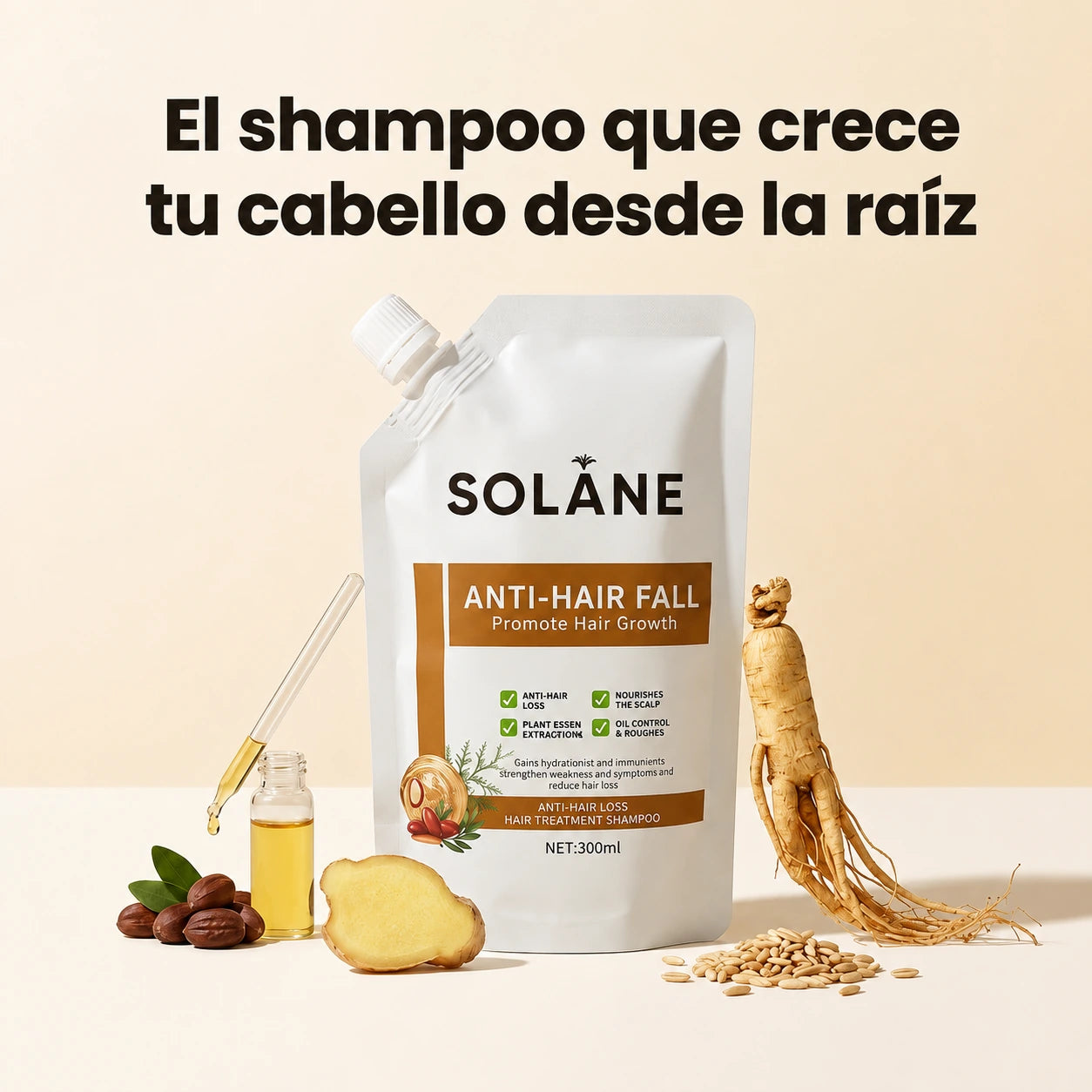 Solane® Shampoo Herbal Anticaída