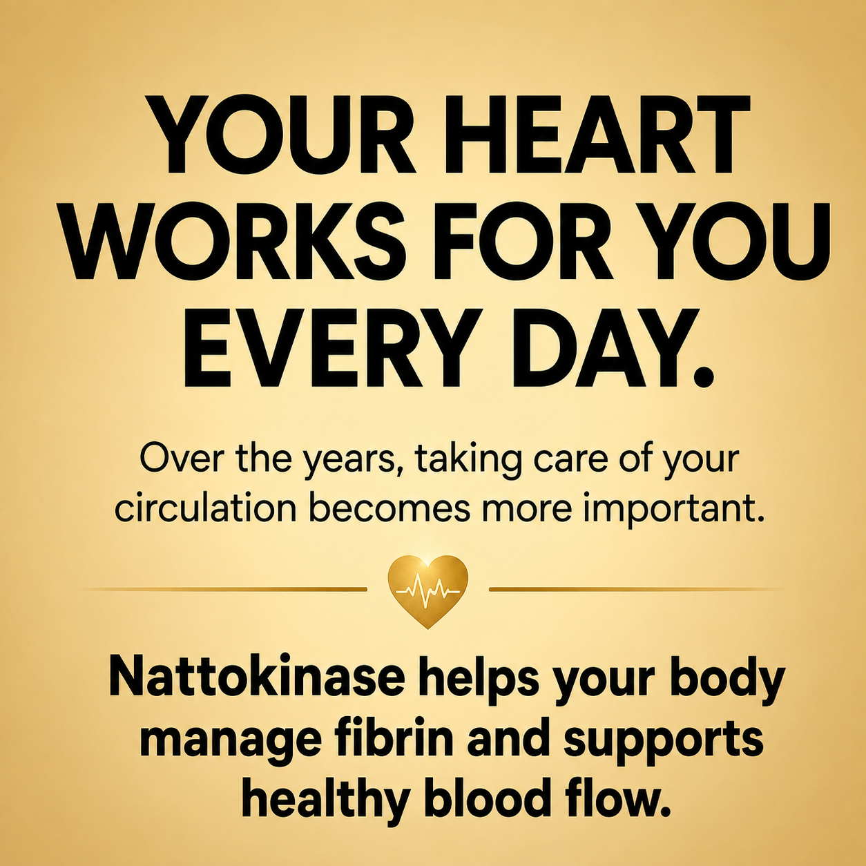 Nattokinase Circulation & Heart Health Support